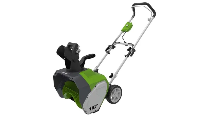 Greenworks 16" 10-Amp Corded Electric Snow Thrower